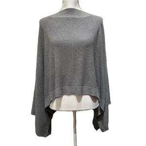 Lululemon - Forward Flow Poncho, in light gray, O/S, EUC, Cashmere blend